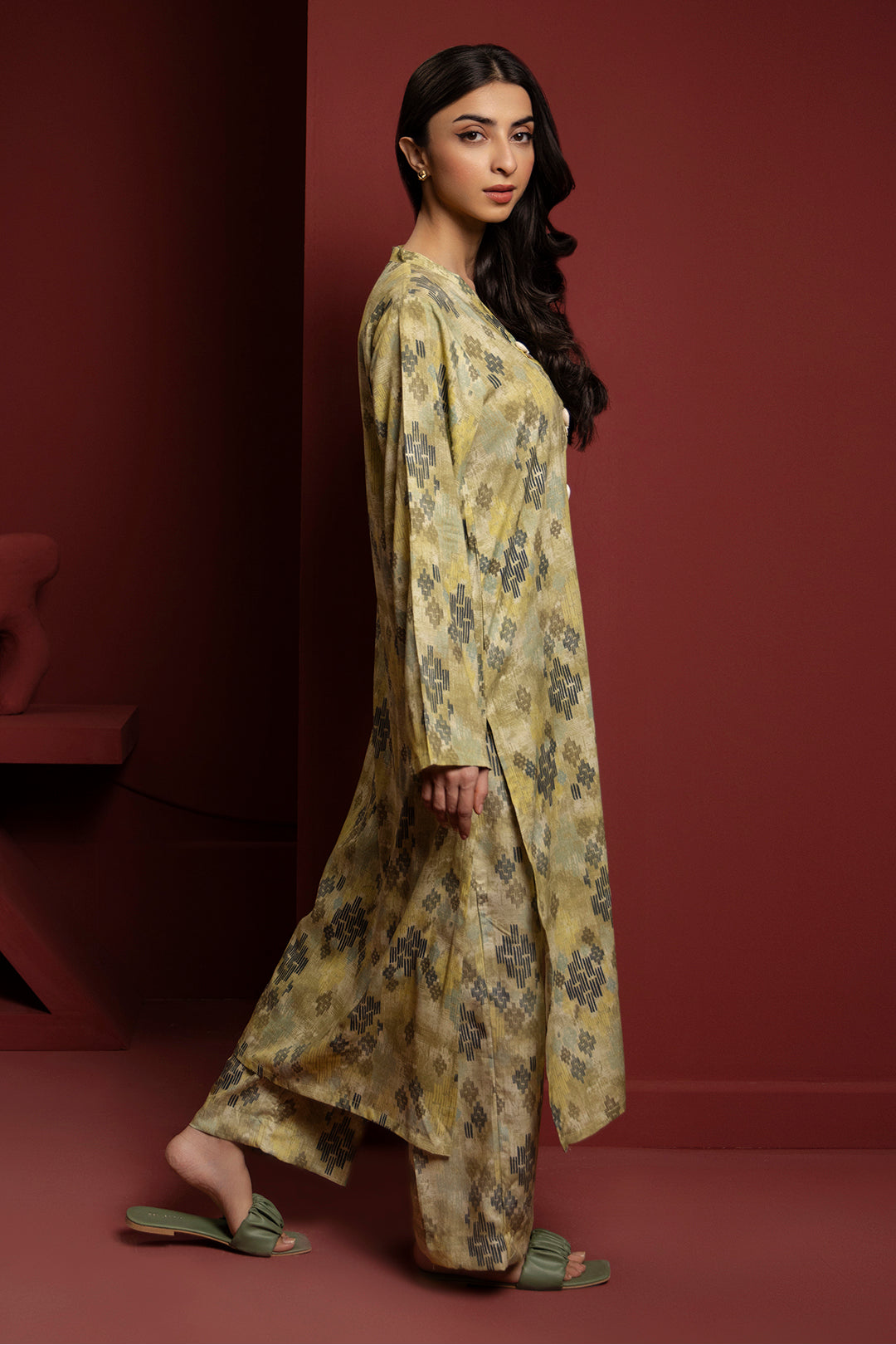 Zellbury | Winter Pret | Kurta Trouser - 3035 - House Of Hania