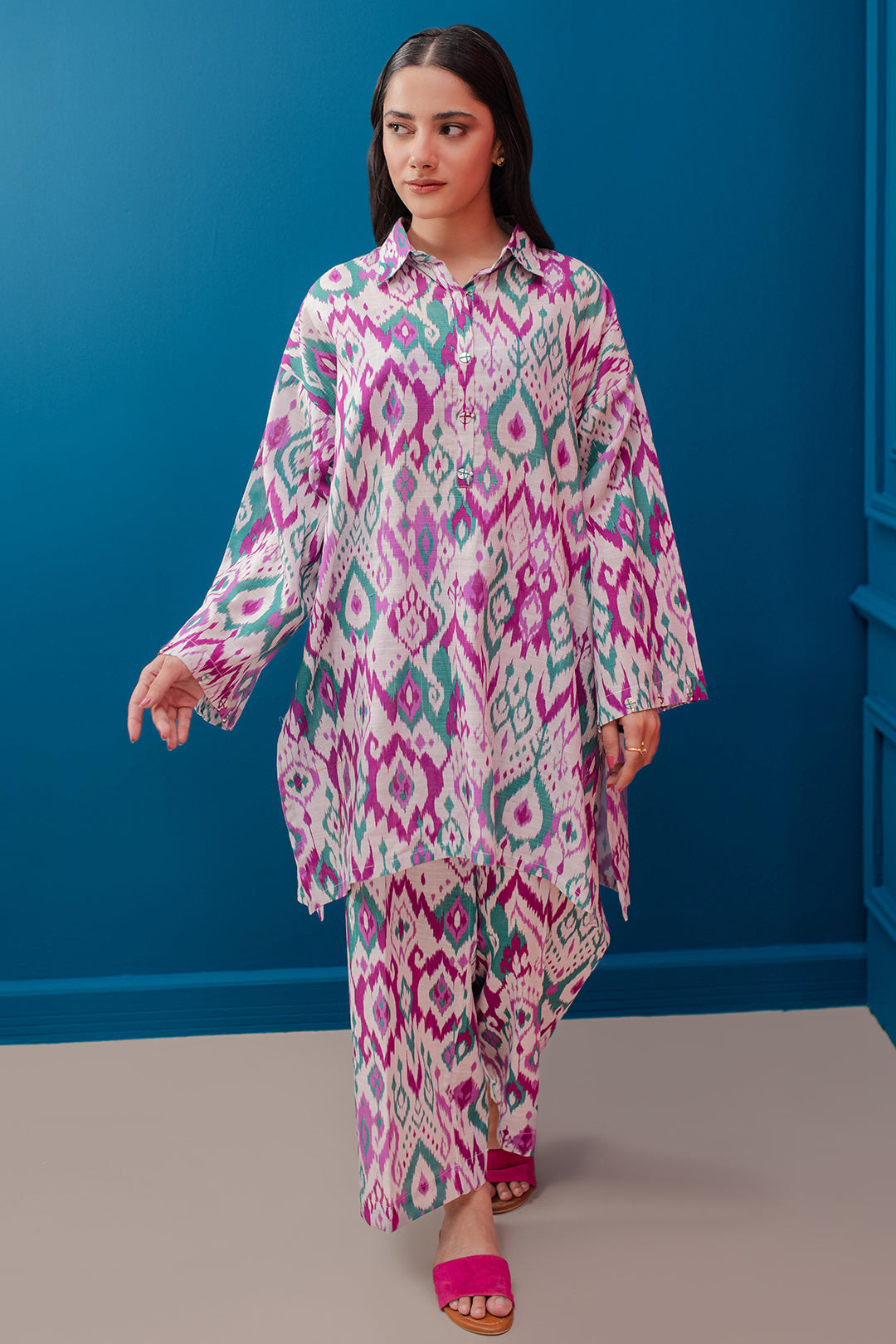 Zellbury | Winter Pret | Kurta Trouser - 3056 - House Of Hania