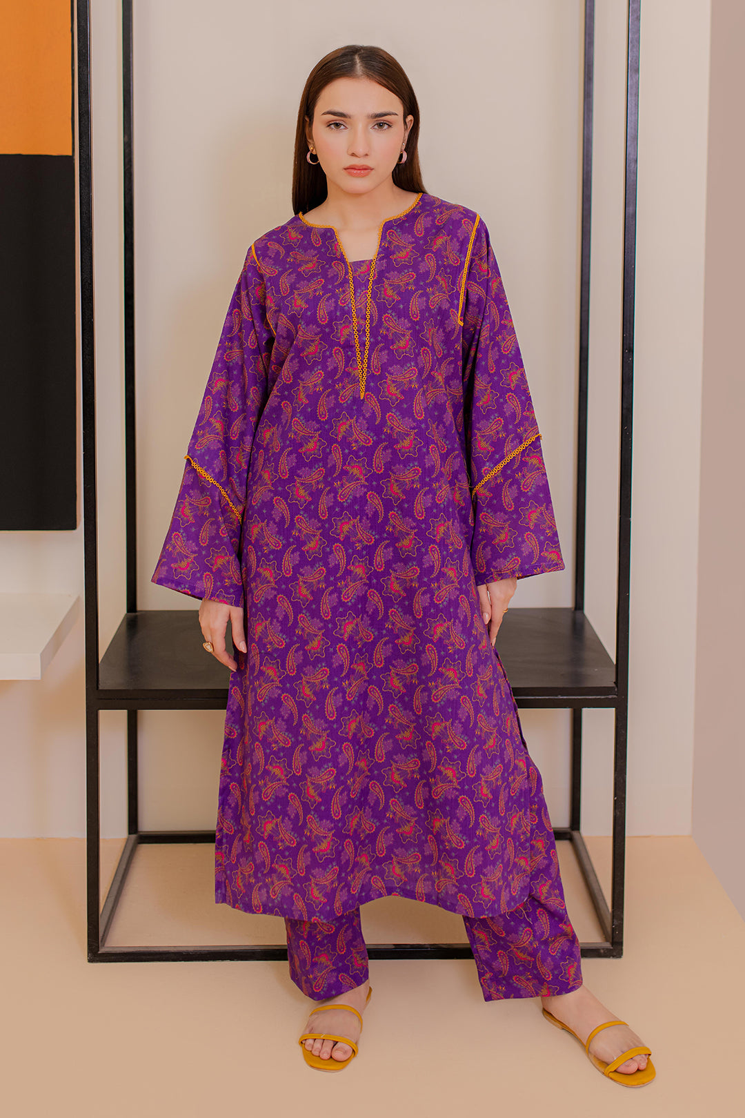 Zellbury | Winter Pret | Kurta Trouser - 3057 - House Of Hania