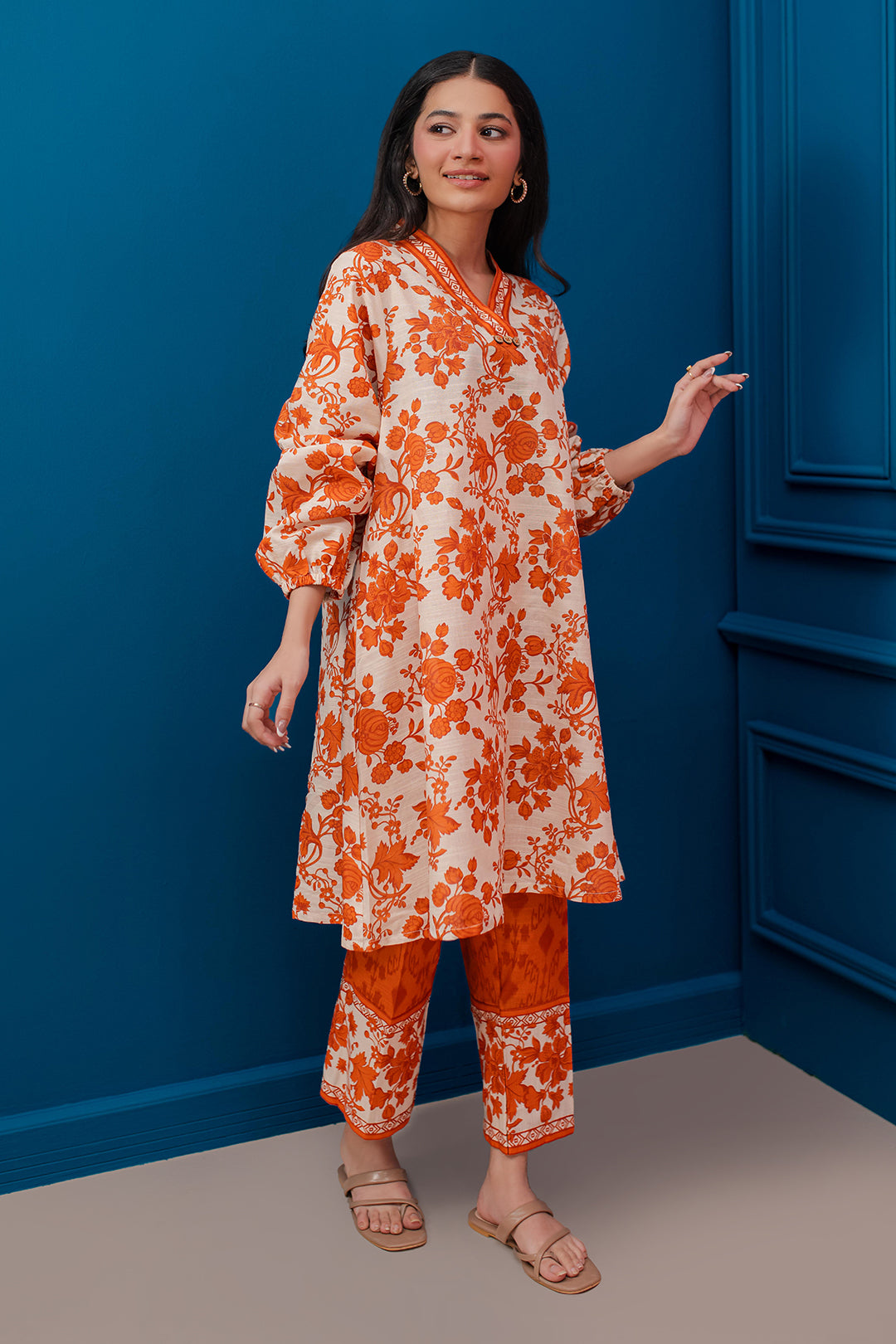 Zellbury | Winter Pret | Kurta Trouser - 3059 - House Of Hania