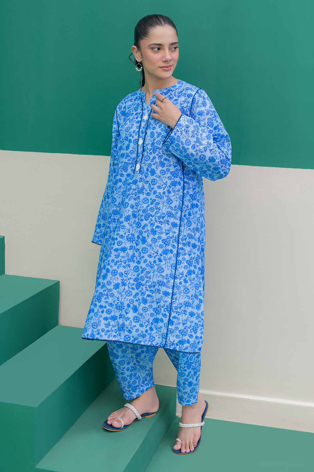 Zellbury | Winter Pret | Kurta Trouser - 3062 - House Of Hania