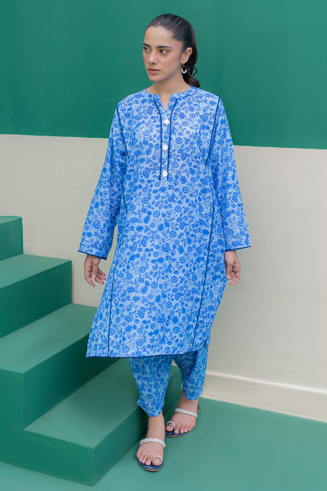 Zellbury | Winter Pret | Kurta Trouser - 3062 - House Of Hania