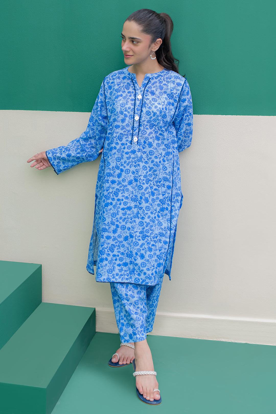 Zellbury | Winter Pret | Kurta Trouser - 3062 - House Of Hania