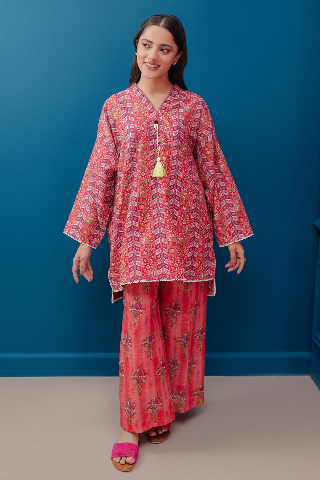 Zellbury | Winter Pret | Kurta Trouser - 3082 - House Of Hania
