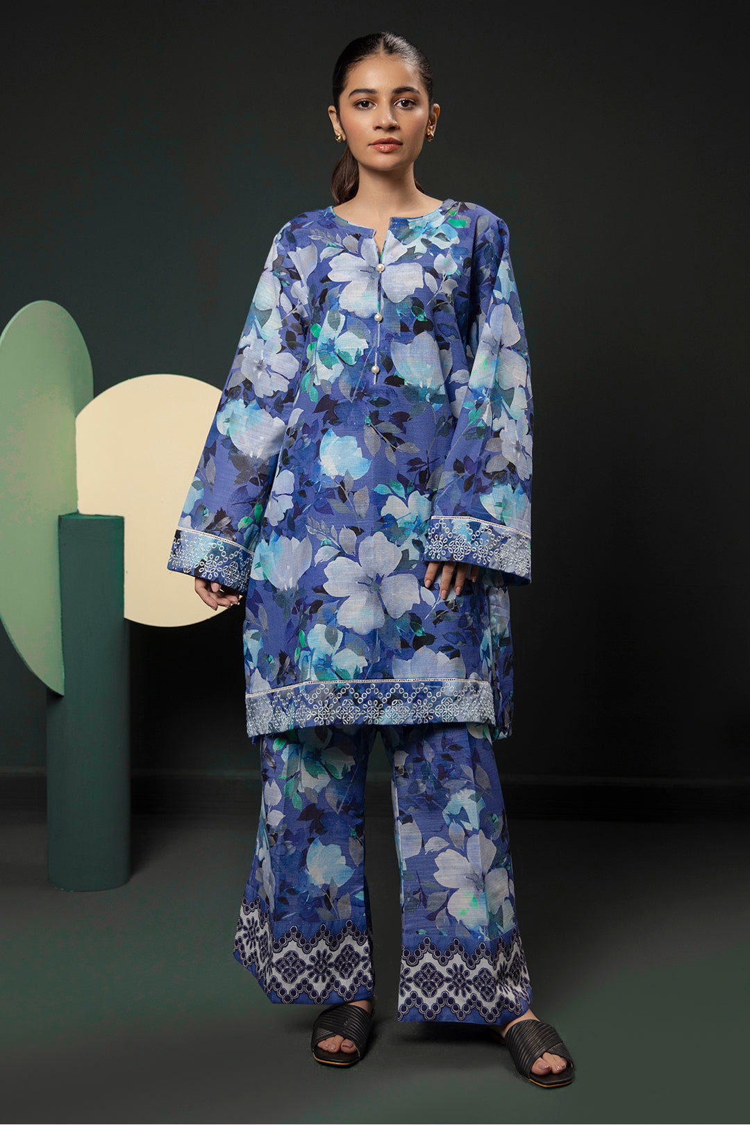 Zellbury | Winter Pret | Kurta Trouser - 3086 - House Of Hania