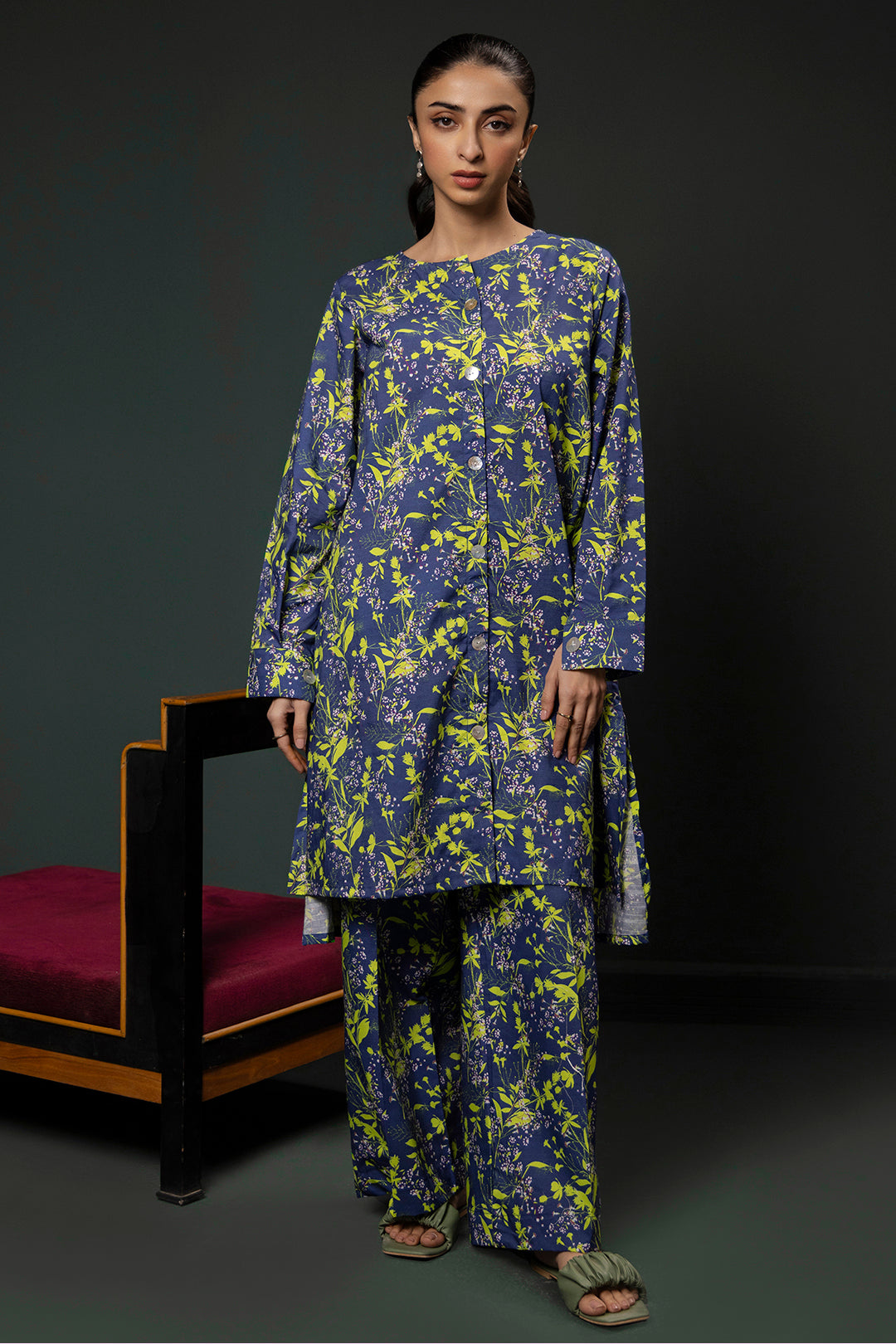 Zellbury | Winter Pret | Kurta Trouser - 3108 - House Of Hania