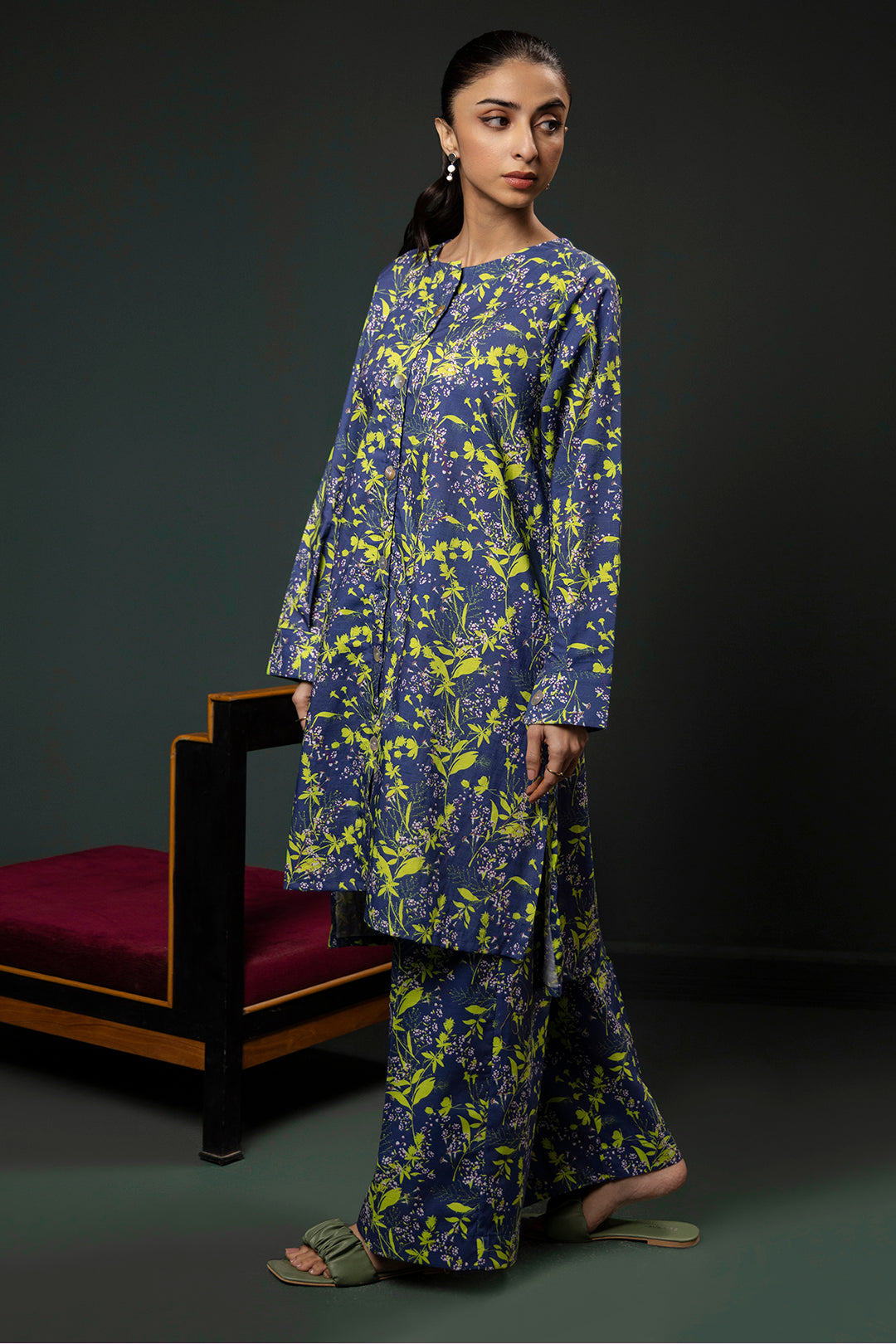 Zellbury | Winter Pret | Kurta Trouser - 3108 - House Of Hania