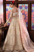 Zevk Afsanah Luxury Embroidered Net 3Pc Suit - Alif - House Of Hania
