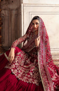 Zevk Afsanah Luxury Embroidered Net 3Pc Suit - Kamkhawab - House Of Hania