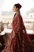 Zevk Afsanah Luxury Embroidered Net 3Pc Suit - Pari Zad - House Of Hania
