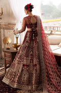 Zevk Afsanah Luxury Embroidered Net 3Pc Suit - Pari Zad - House Of Hania