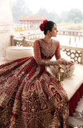 Zevk Afsanah Luxury Embroidered Net 3Pc Suit - Pari Zad - House Of Hania