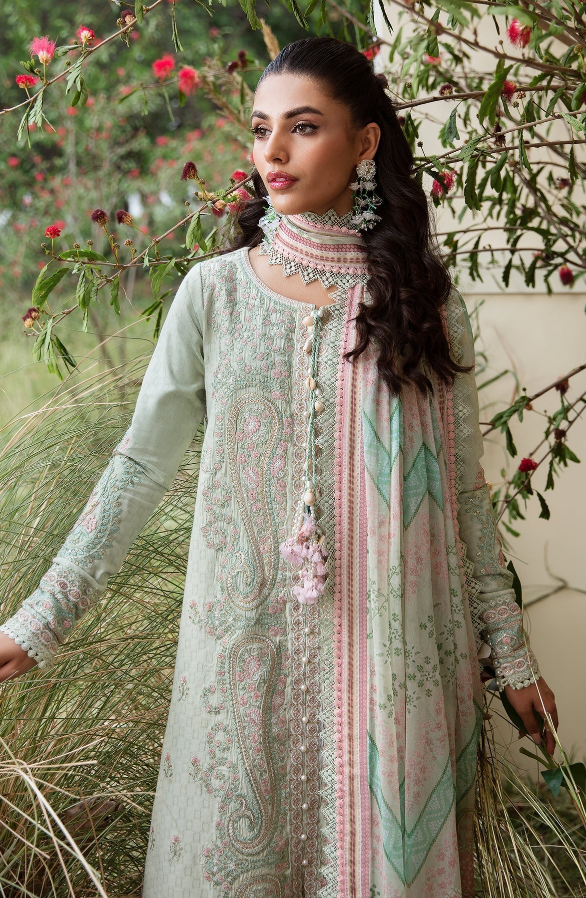 Zevk | Flora Festive Lawn | BLOSSOM - House Of Hania