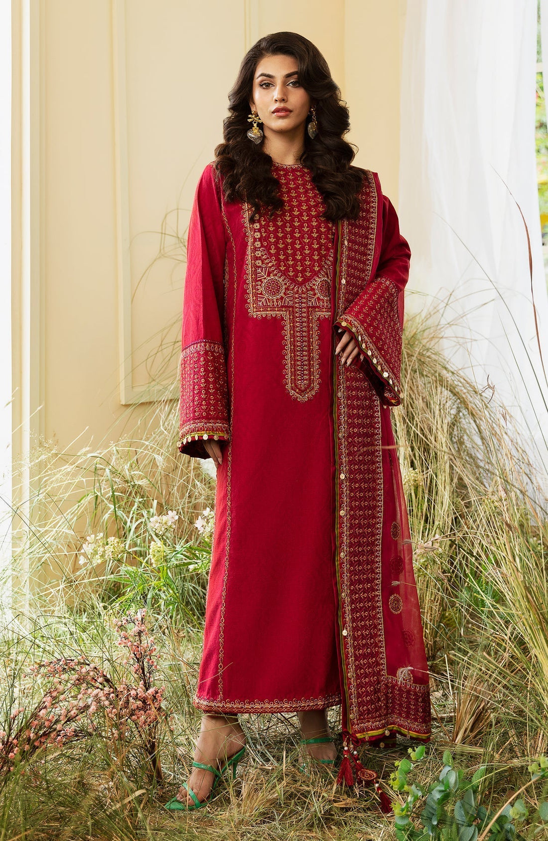 Zevk | Flora Festive Lawn | CHERISH - House Of Hania
