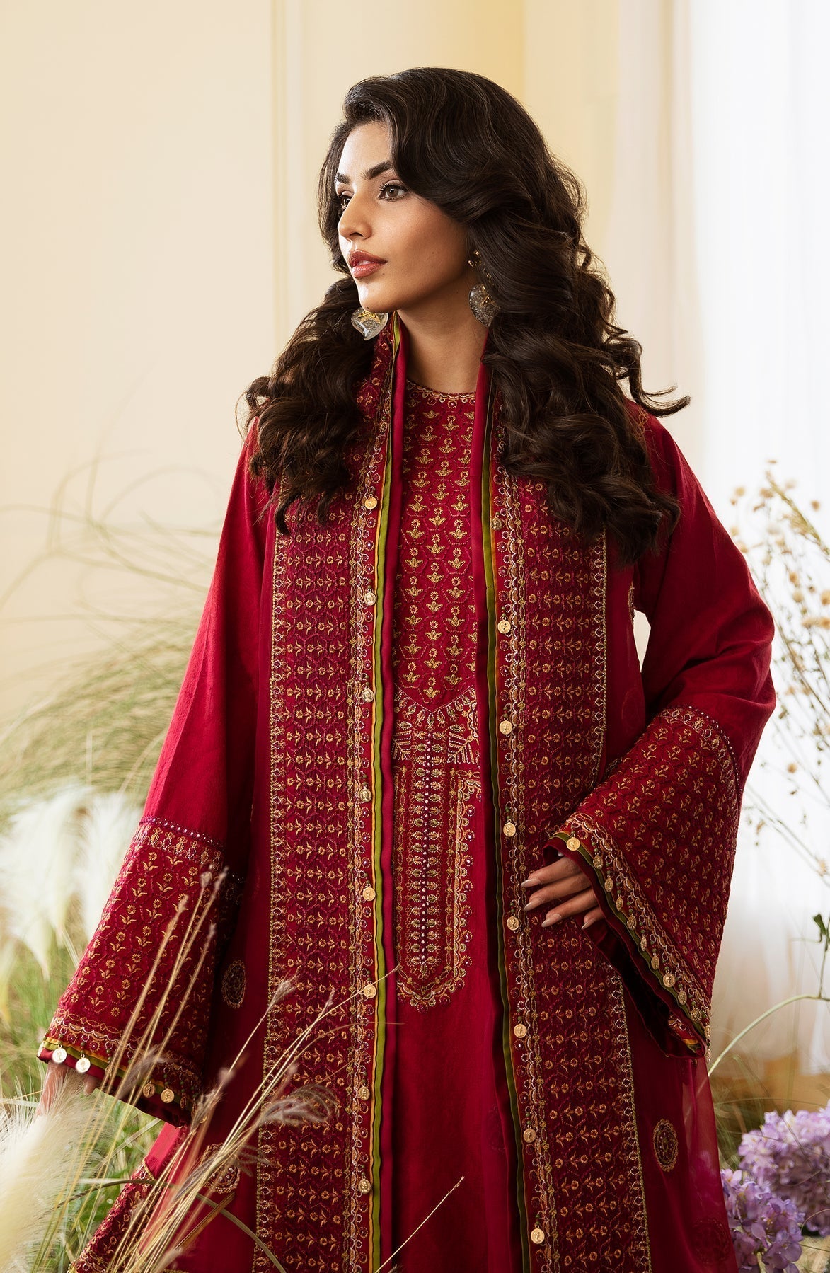 Zevk | Flora Festive Lawn | CHERISH - House Of Hania