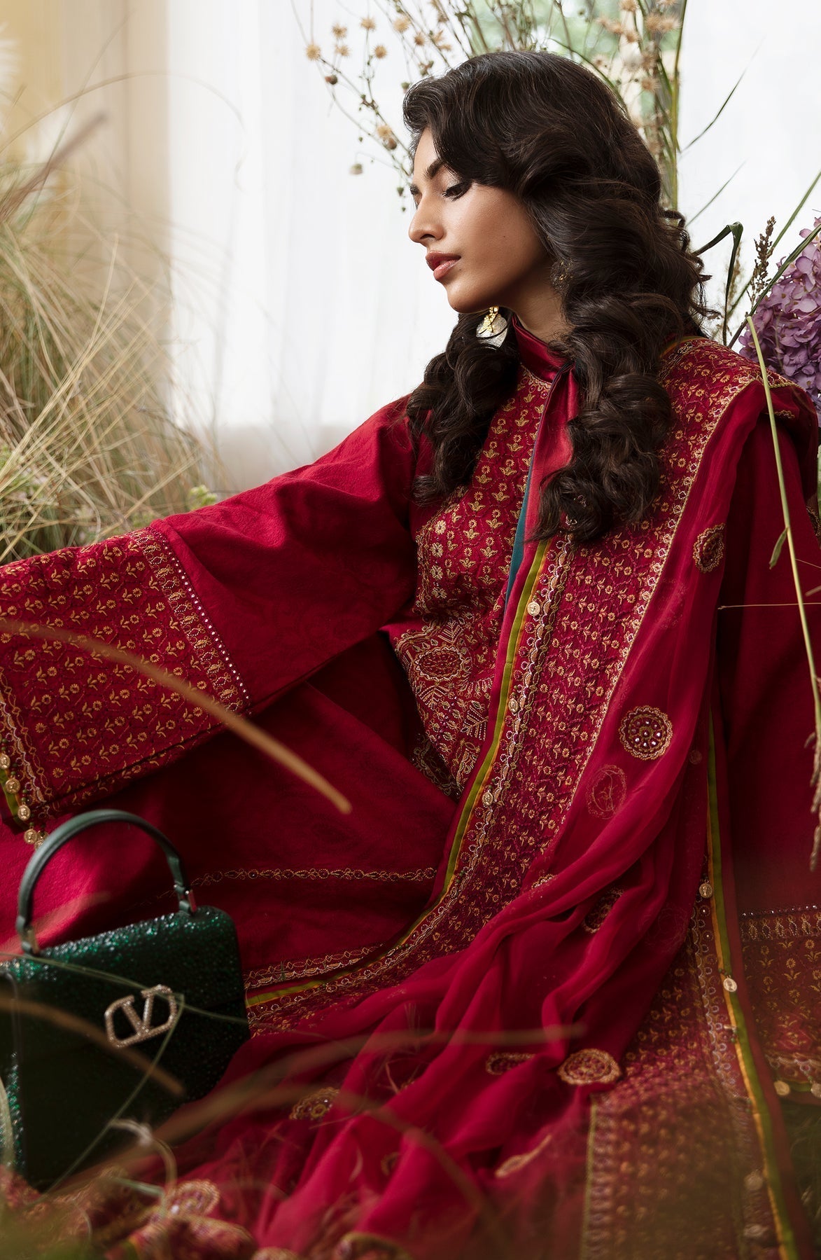 Zevk | Flora Festive Lawn | CHERISH - House Of Hania