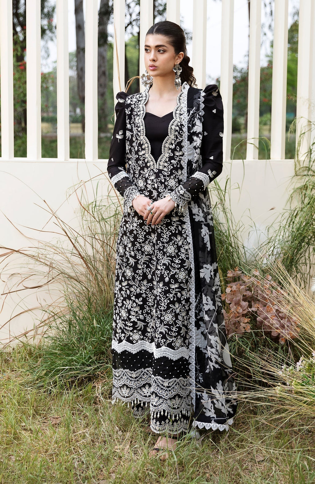 Zevk | Flora Festive Lawn | DUSK - House Of Hania