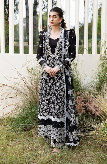 Zevk | Flora Festive Lawn | DUSK - House Of Hania