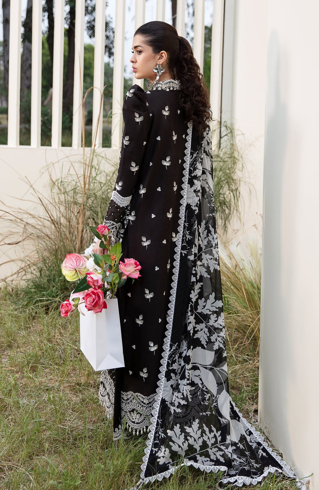 Zevk | Flora Festive Lawn | DUSK - House Of Hania