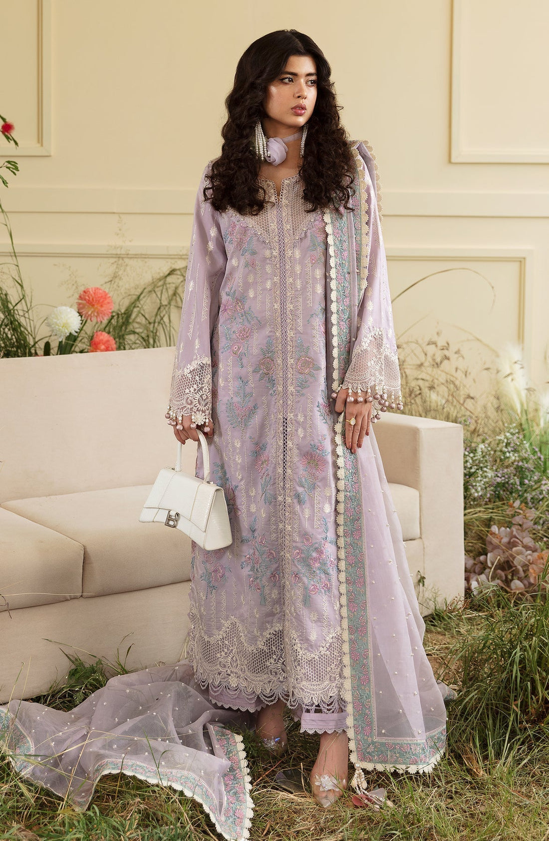 Zevk | Flora Festive Lawn | FLORA - House Of Hania