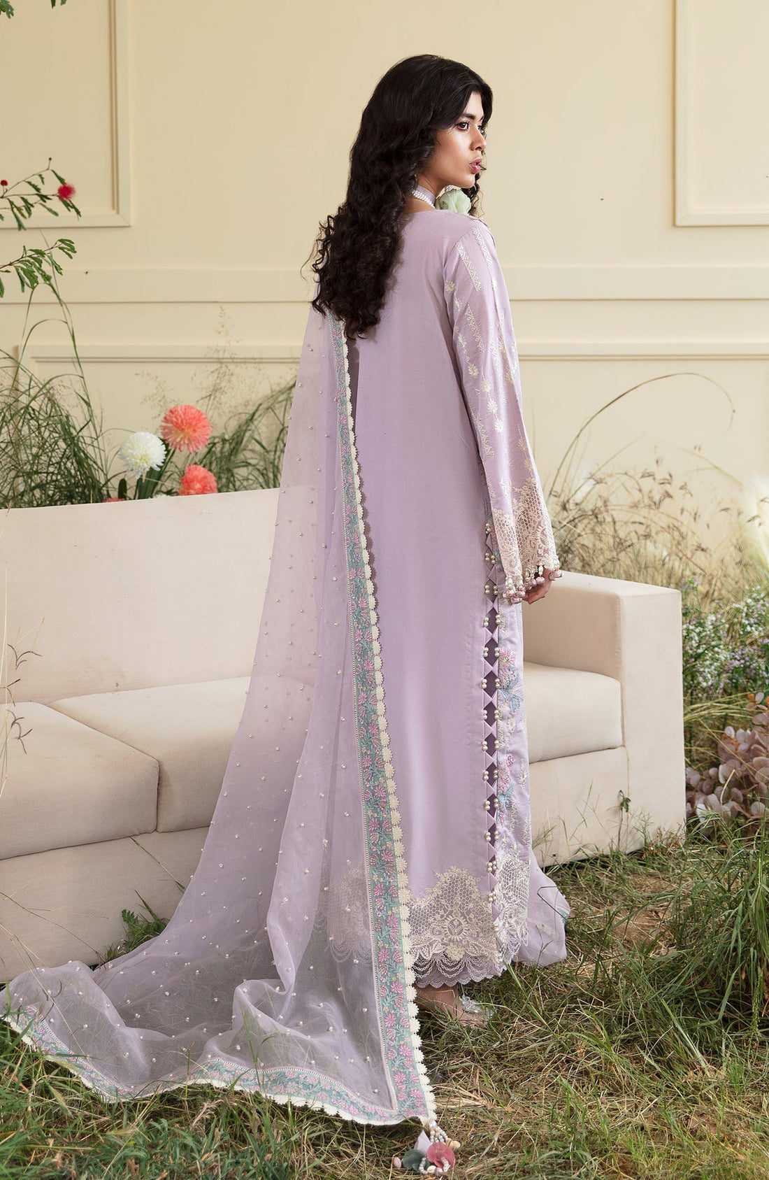 Zevk | Flora Festive Lawn | FLORA - House Of Hania