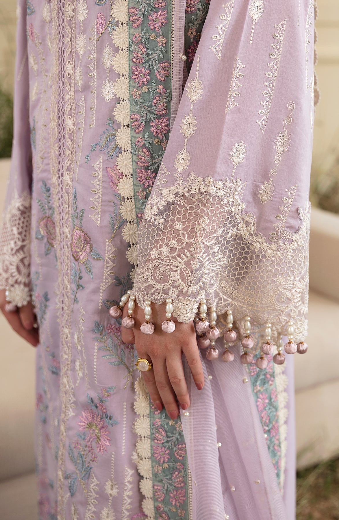 Zevk | Flora Festive Lawn | FLORA - House Of Hania