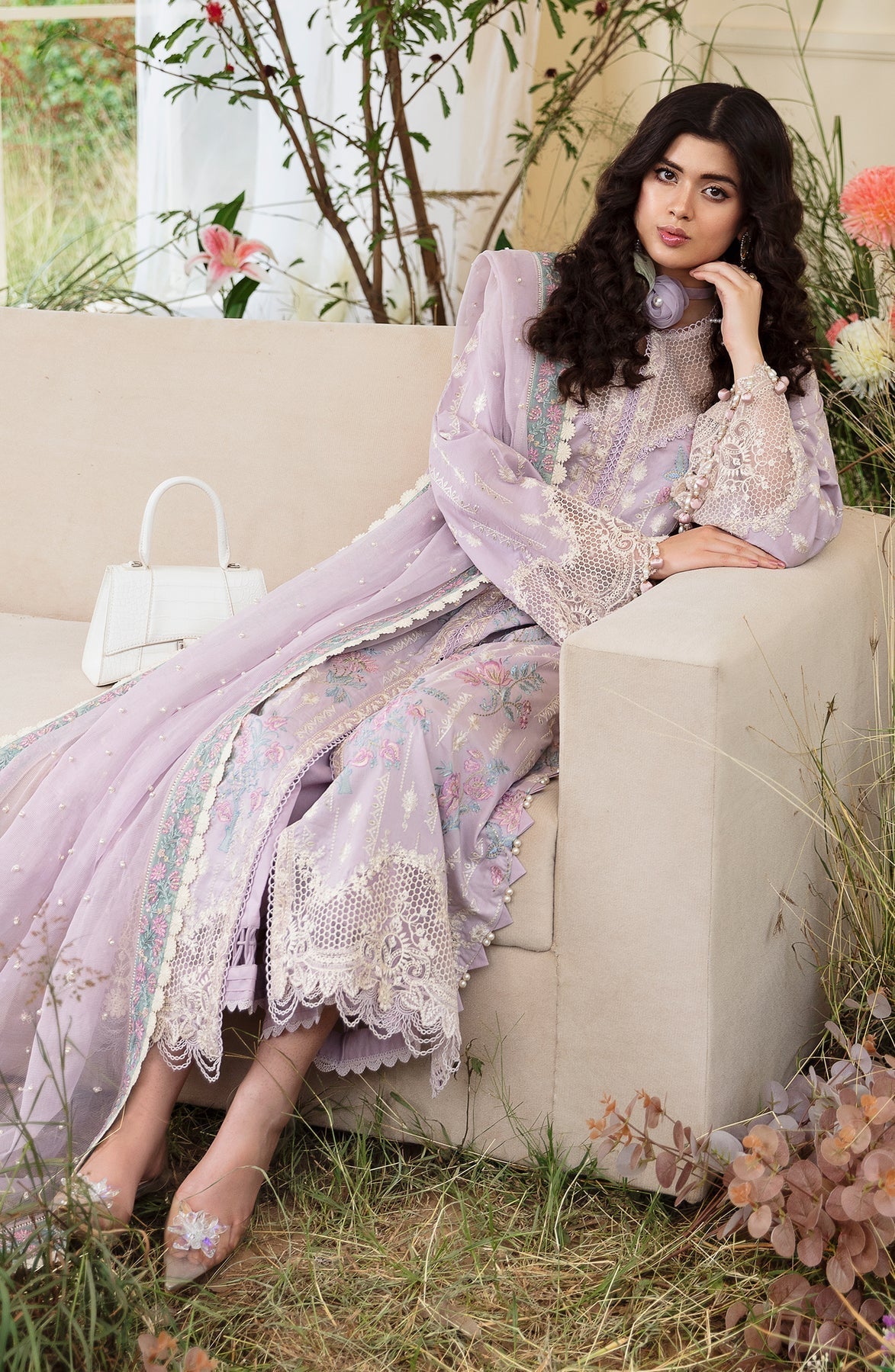 Zevk | Flora Festive Lawn | FLORA - House Of Hania