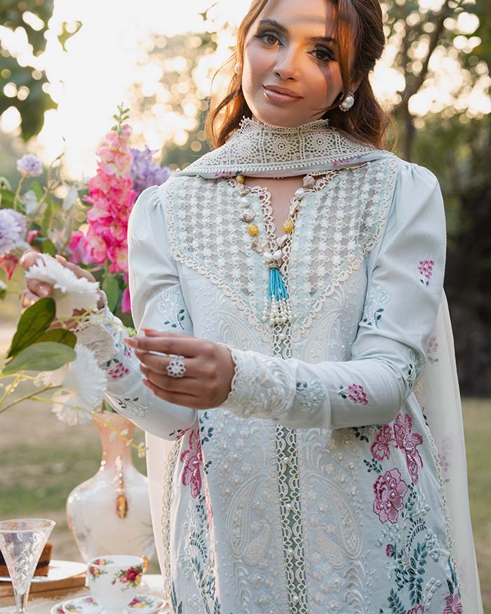 Zevk | Flora Festive Lawn | JASMINE - House Of Hania