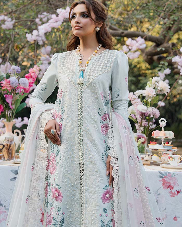 Zevk | Flora Festive Lawn | JASMINE - House Of Hania