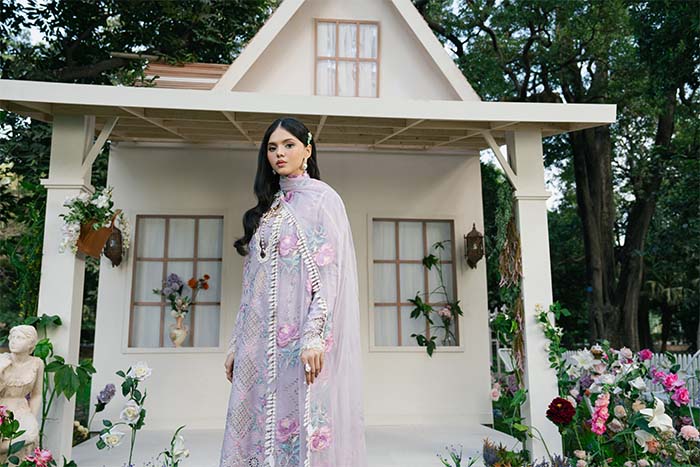 Zevk | Flora Festive Lawn | LILLY - House Of Hania