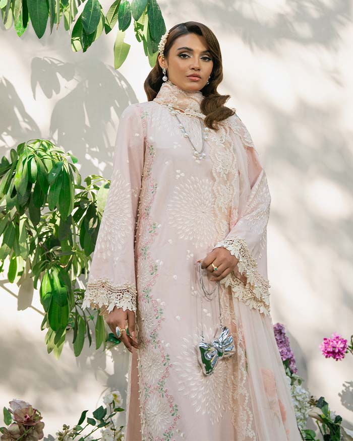 Zevk | Flora Festive Lawn | LOTUS - House Of Hania