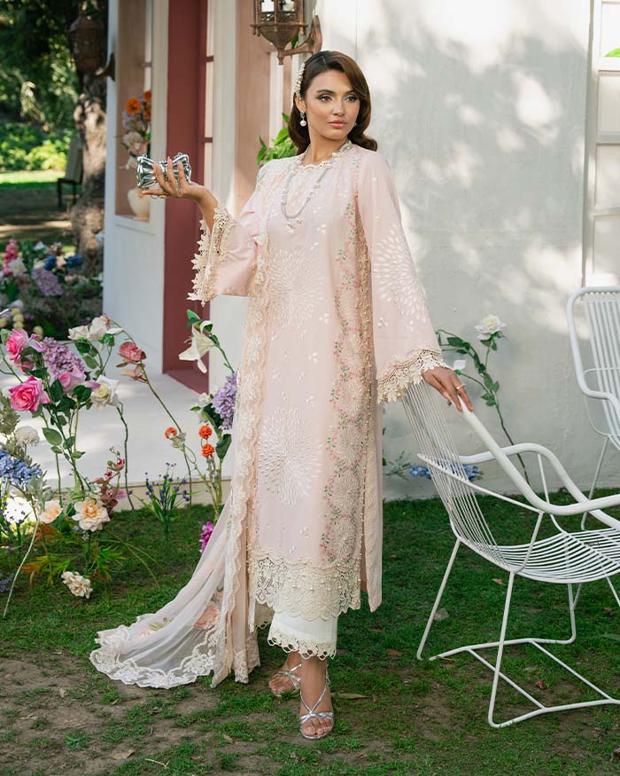 Zevk | Flora Festive Lawn | LOTUS - House Of Hania