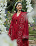 Zevk | Flora Festive Lawn | RED ROSE - House Of Hania