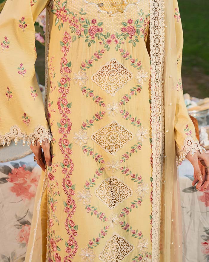 Zevk | Flora Festive Lawn Vol II | LIME - House Of Hania