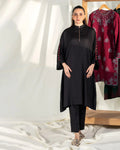 Zevk | Winter Flavour Kaftan | BLACK BERRY - House Of Hania