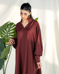 Zevk | Winter Flavour Kaftan | BROWNIE - House Of Hania