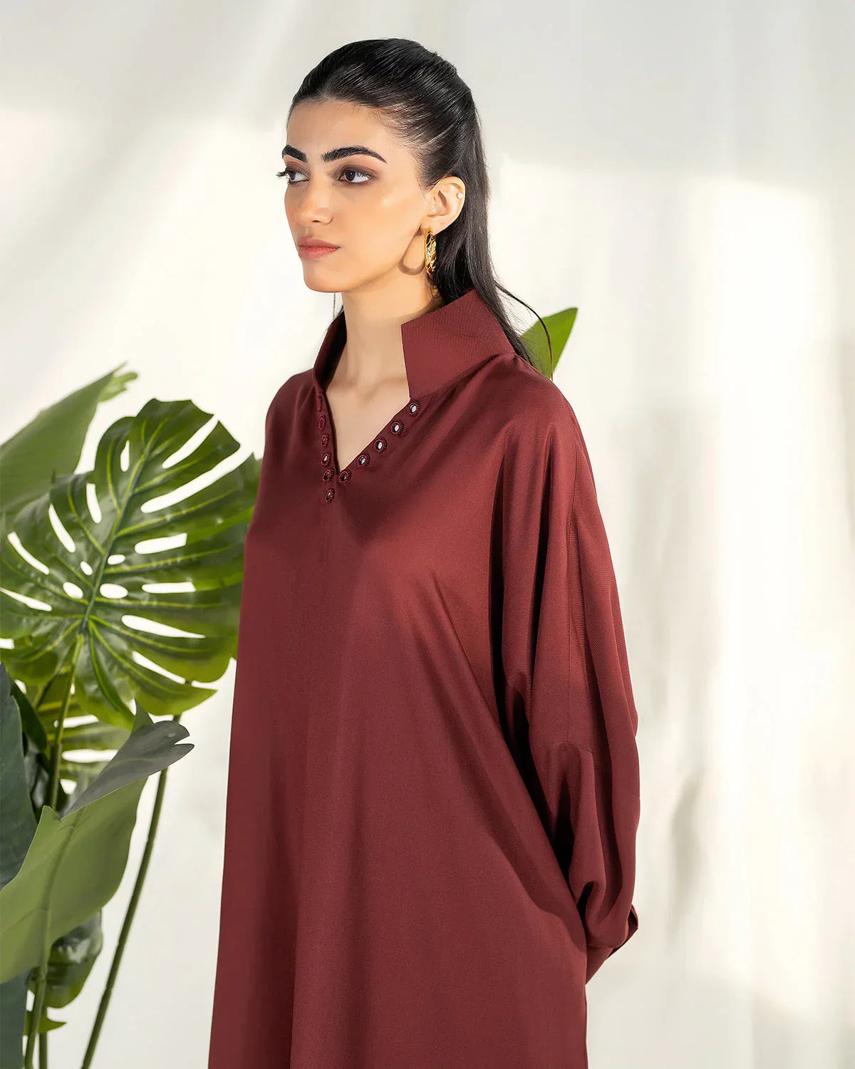 Zevk | Winter Flavour Kaftan | BROWNIE - House Of Hania