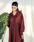 Zevk | Winter Flavour Kaftan | BROWNIE - House Of Hania