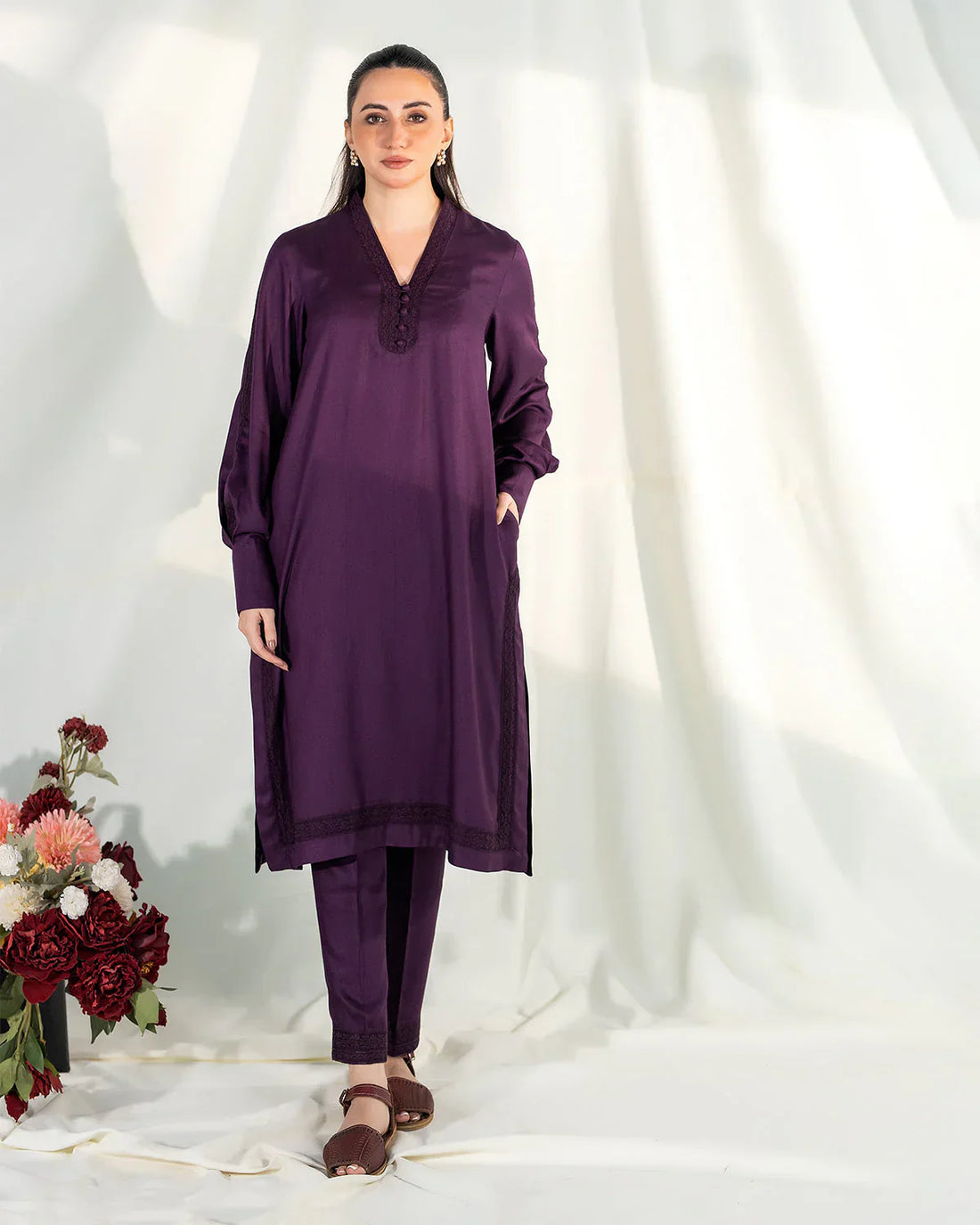 Zevk | Winter Flavour Kaftan | PLUM - House Of Hania