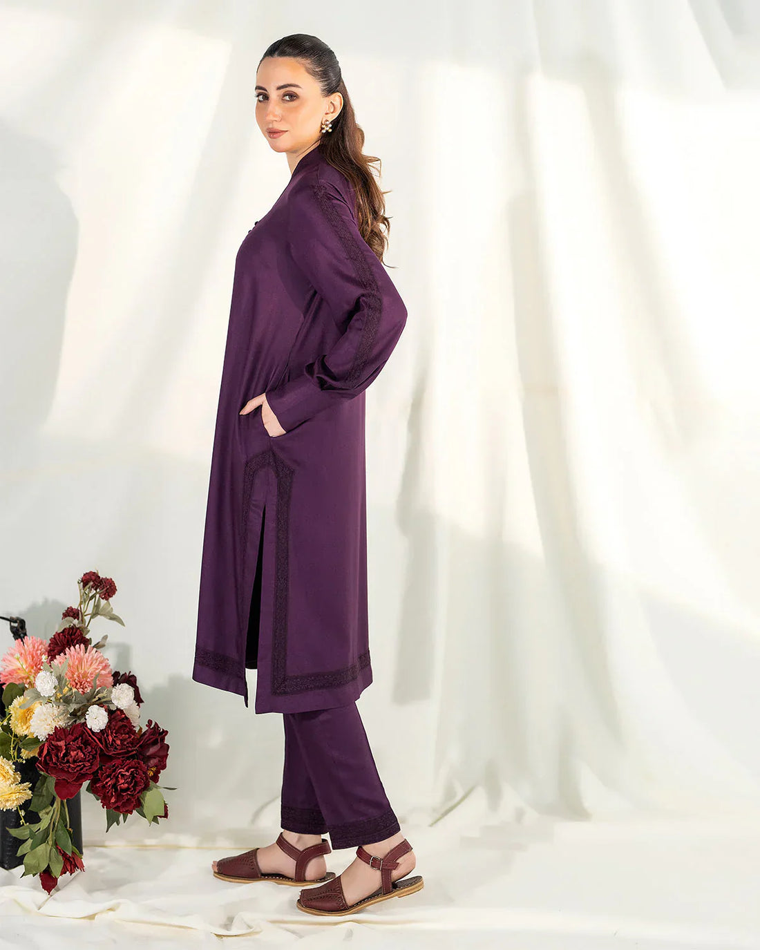 Zevk | Winter Flavour Kaftan | PLUM - House Of Hania