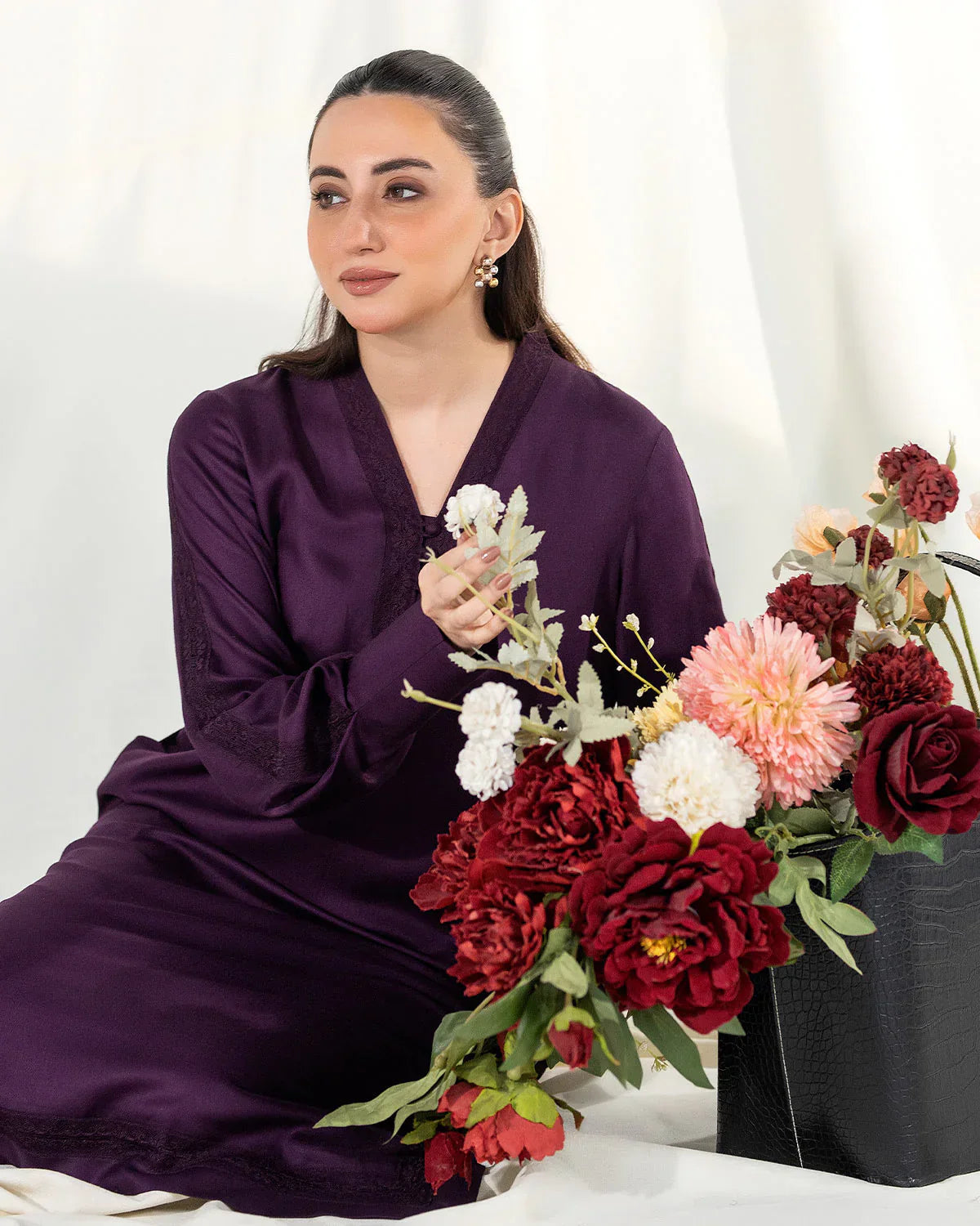 Zevk | Winter Flavour Kaftan | PLUM - House Of Hania