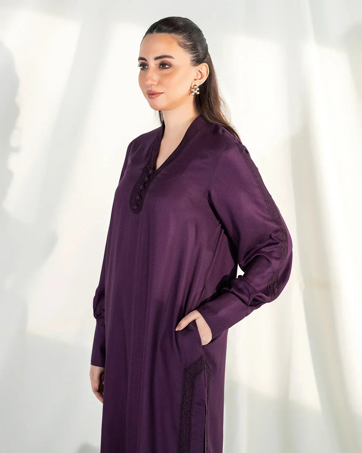 Zevk | Winter Flavour Kaftan | PLUM - House Of Hania