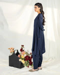 Zevk | Winter Flavour Kaftan | ROYAL BLUE - House Of Hania
