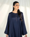Zevk | Winter Flavour Kaftan | ROYAL BLUE - House Of Hania