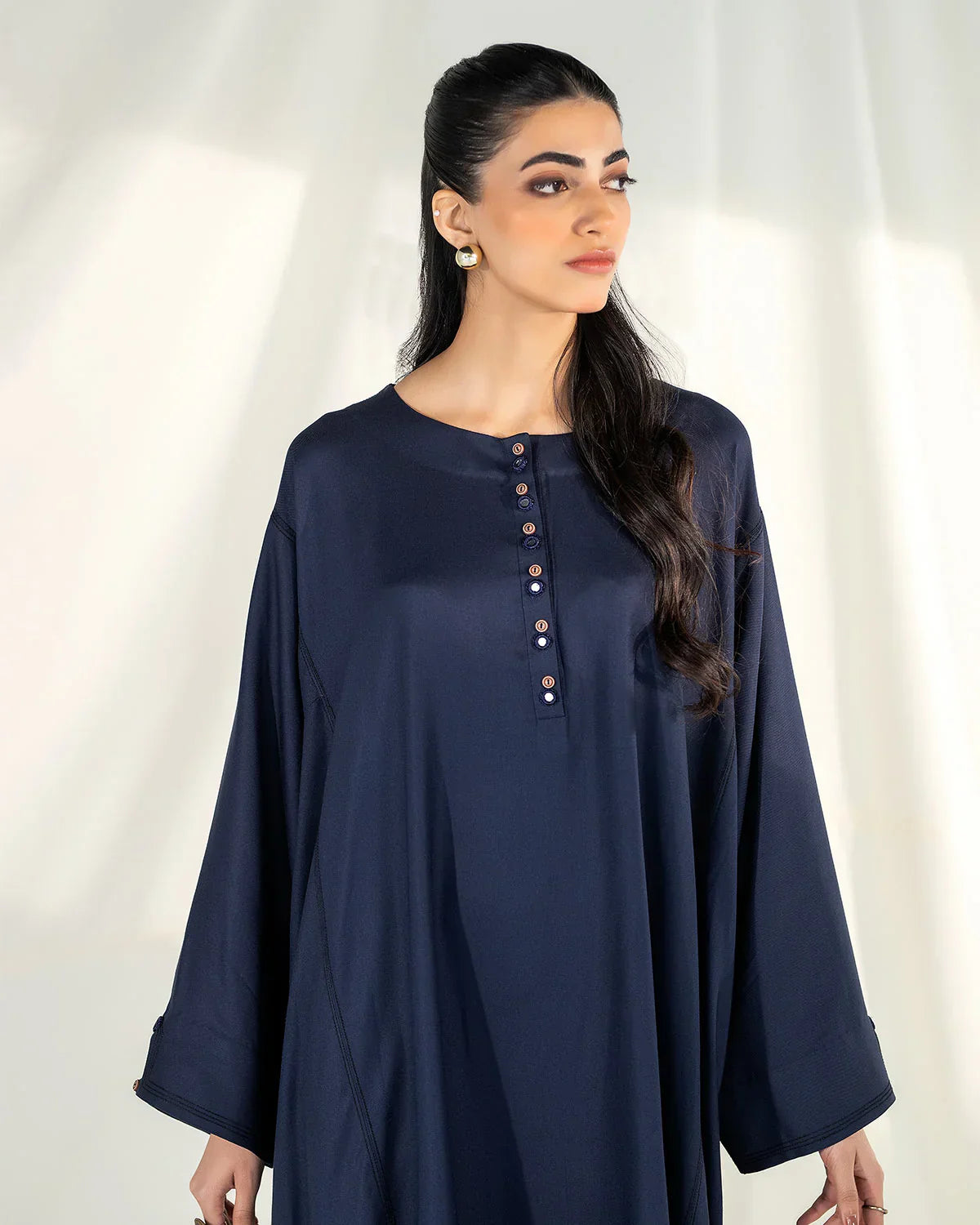 Zevk | Winter Flavour Kaftan | ROYAL BLUE - House Of Hania