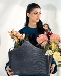 Zevk | Winter flavour Kaftan | AQUA TEAL - House Of Hania