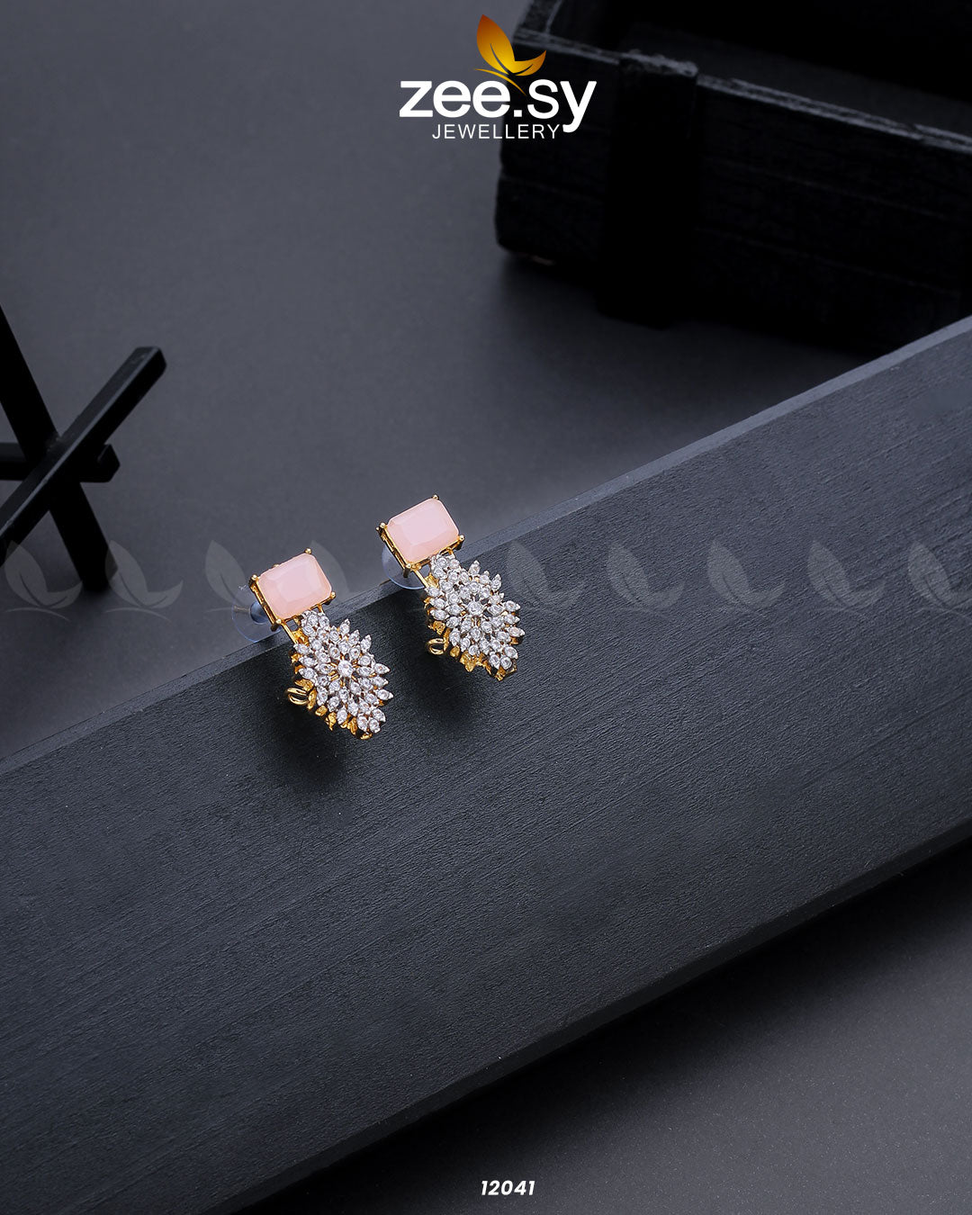 Zircon Cluster Earrings - House Of Hania