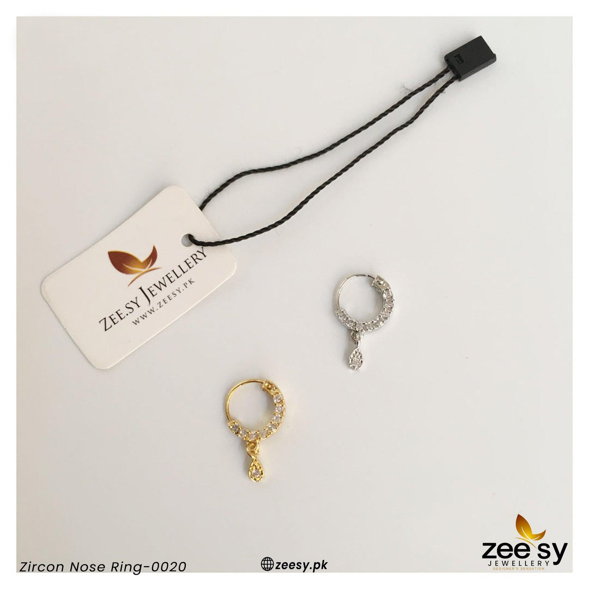 Zircon Nose Ring-0020 - House Of Hania