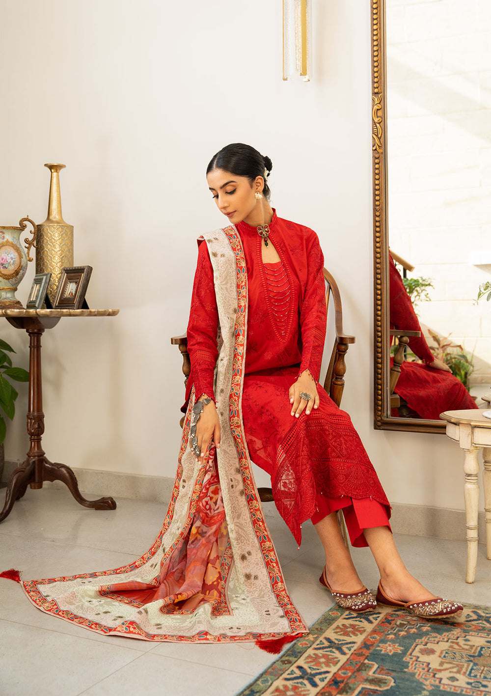 Aik Atelier | Samah Lawn 24 | LOOK 08 - House Of Anaya