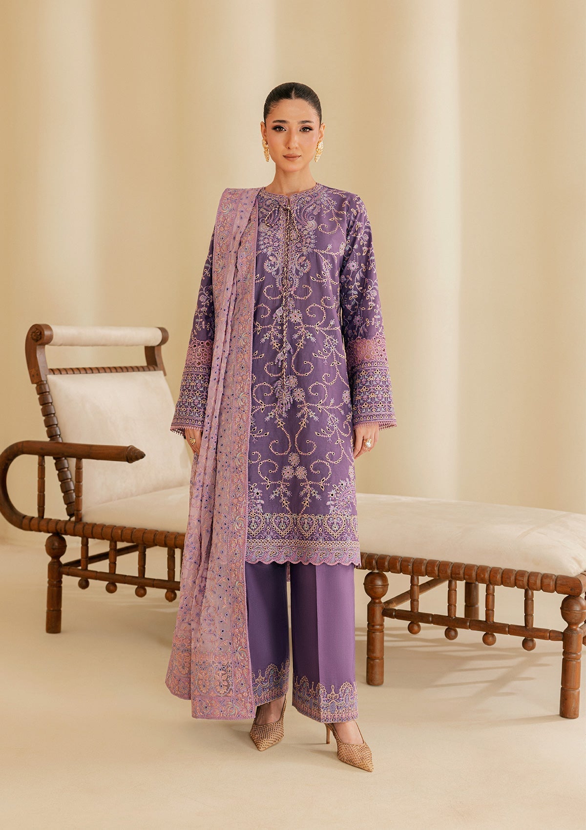 Aik Atelier | Lawn 26 Vol 2 | Look B2602A - 1